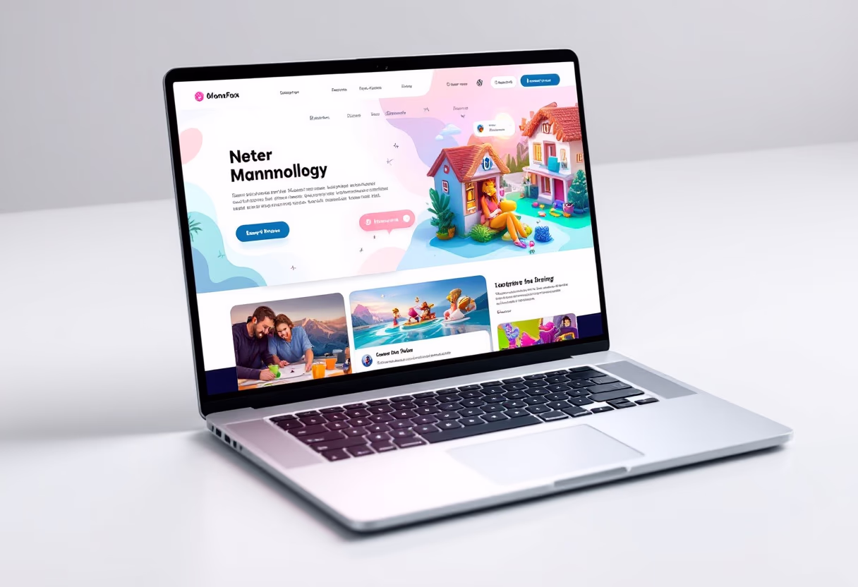 [digital project] image of game interface (on a laptop screen)