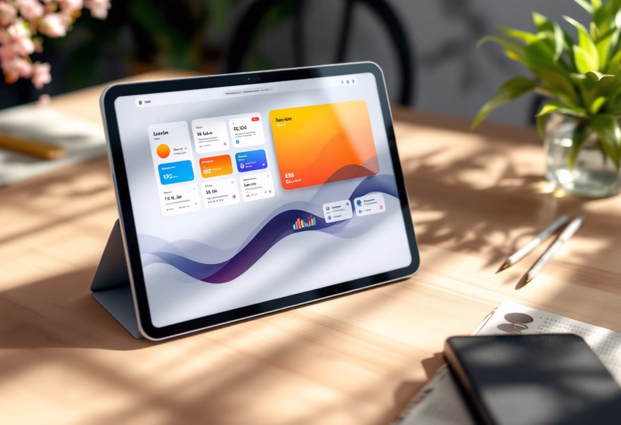 <subject>[interface] screenshot of the software interface (for a productivity tools business)</subject>