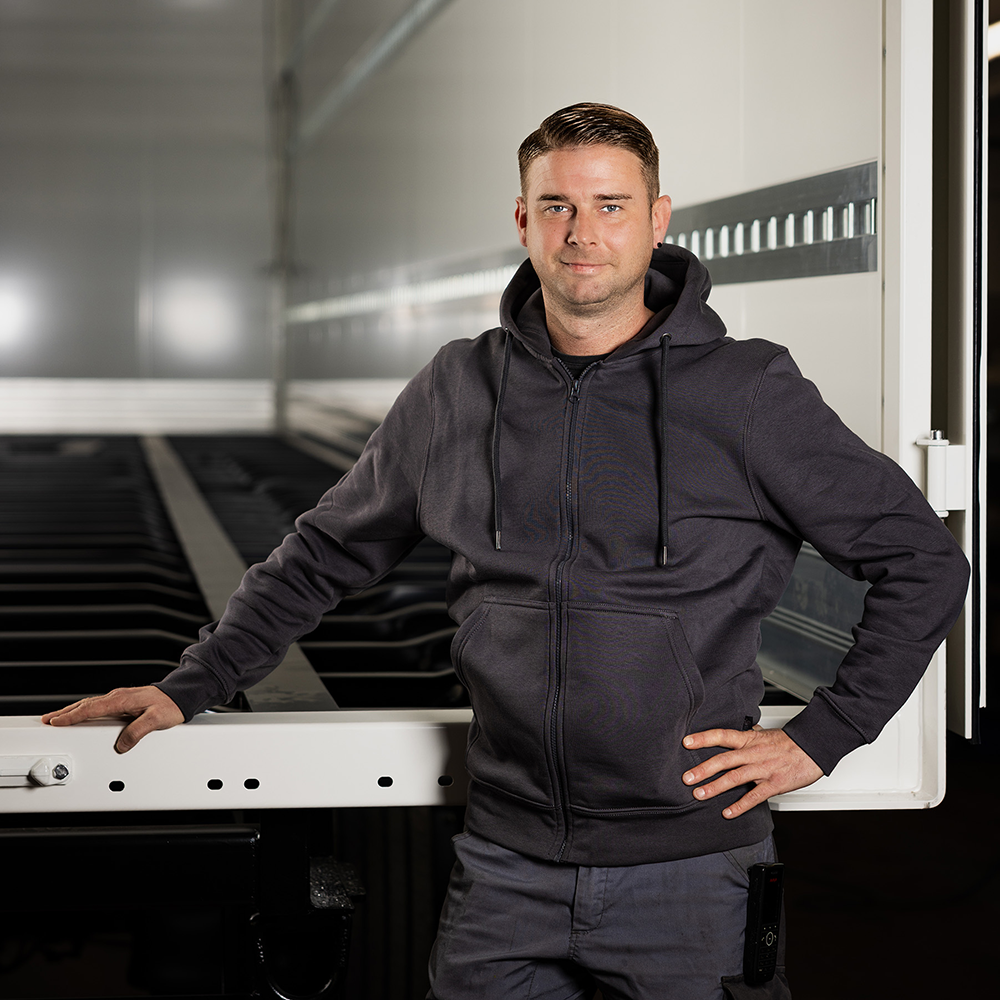 Werkstattmitarbeiter der WEKA Rental in Wiedenbrück Leon Pollmeier