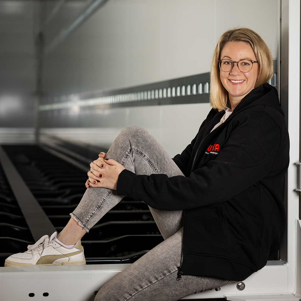 Mitarbeiterin der Buchhaltung der WEKA Rental Lisa van Bergerem