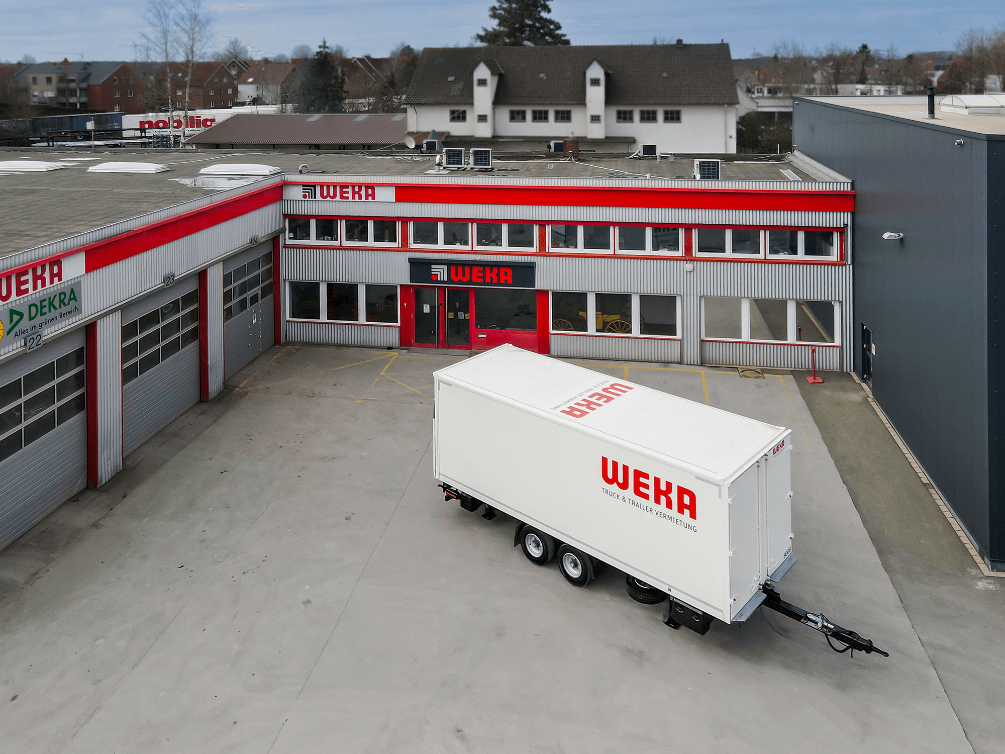 Einer von vielen Anhängern die bei WEKA Rental gemietet werden können