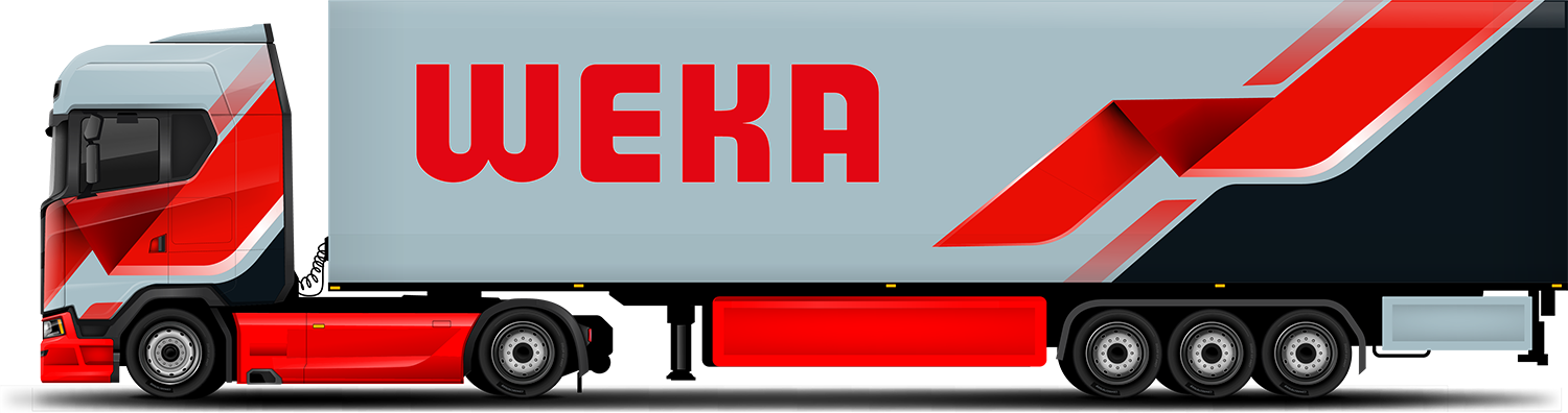 Animiertes Mietfahrzeug der WEKA Rental