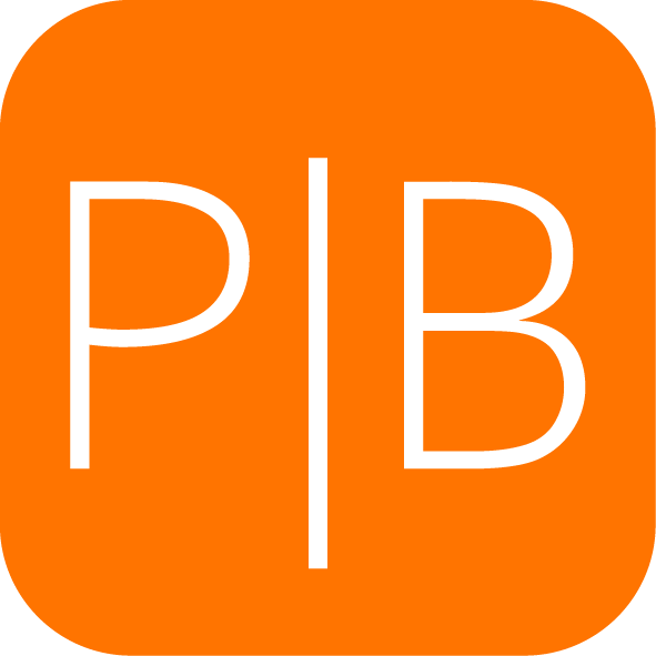Plan|Bar Logo Signet in orange