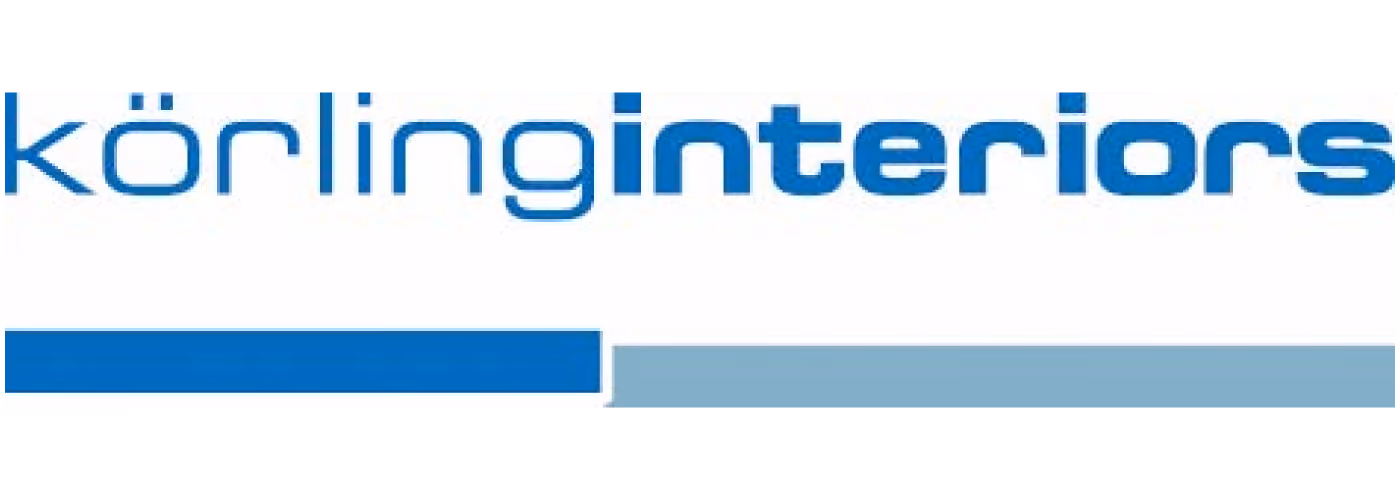 Logo Körling Interiors in weiß