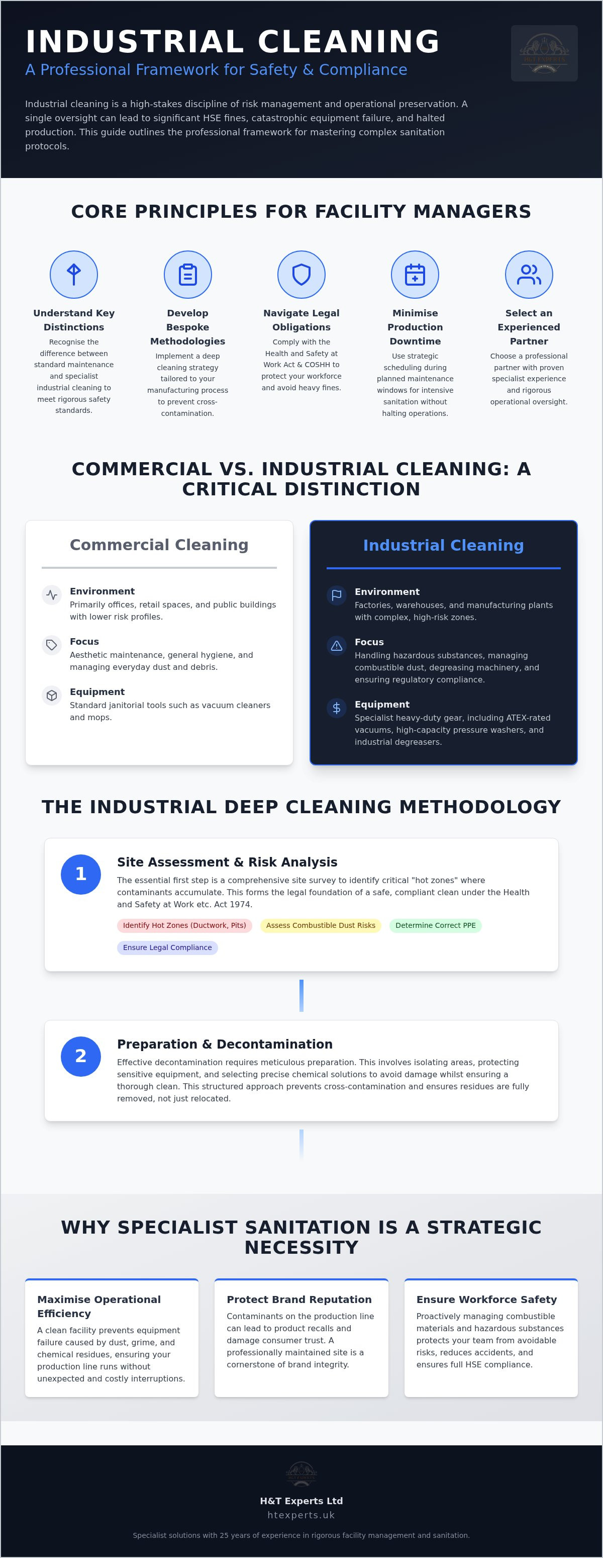Industrial cleaning services UK
