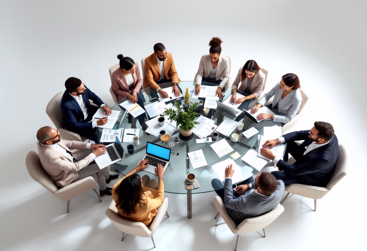 image of financial planning, business meeting (for a financial advisor)