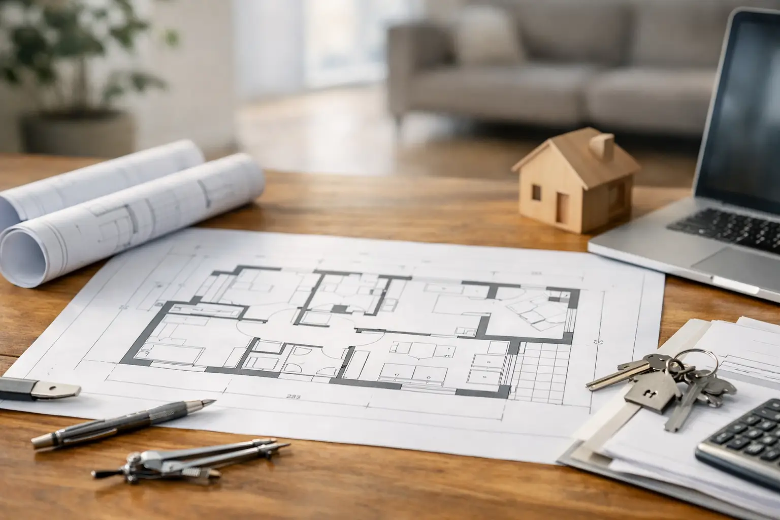 Grundriss zeichnen lassen Wohnung - wann es sich lohnt