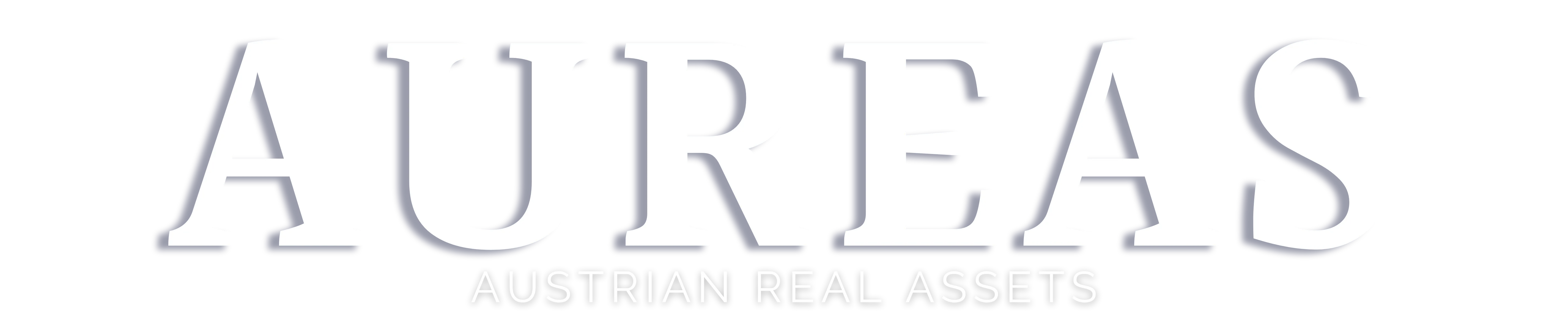 Logo von AUREAS mit dem Text ‚Austrian Real Assets‘ darunter.