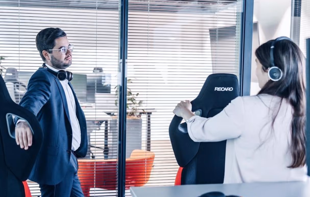 Maximilian beim Sprechen