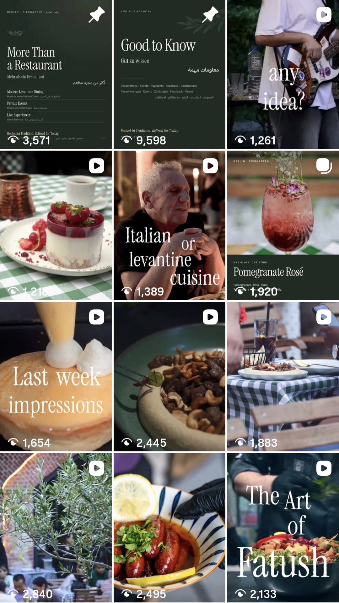 The feed after