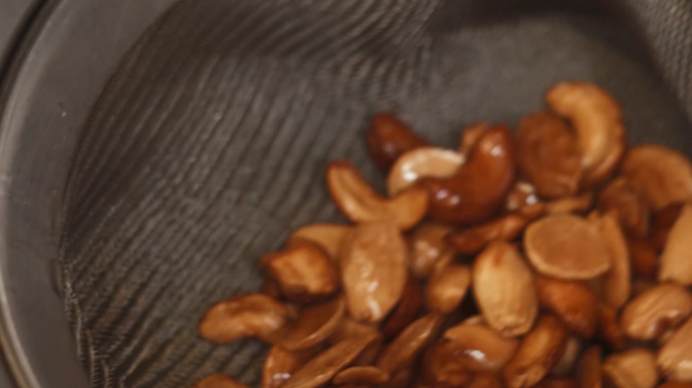Cashews drained