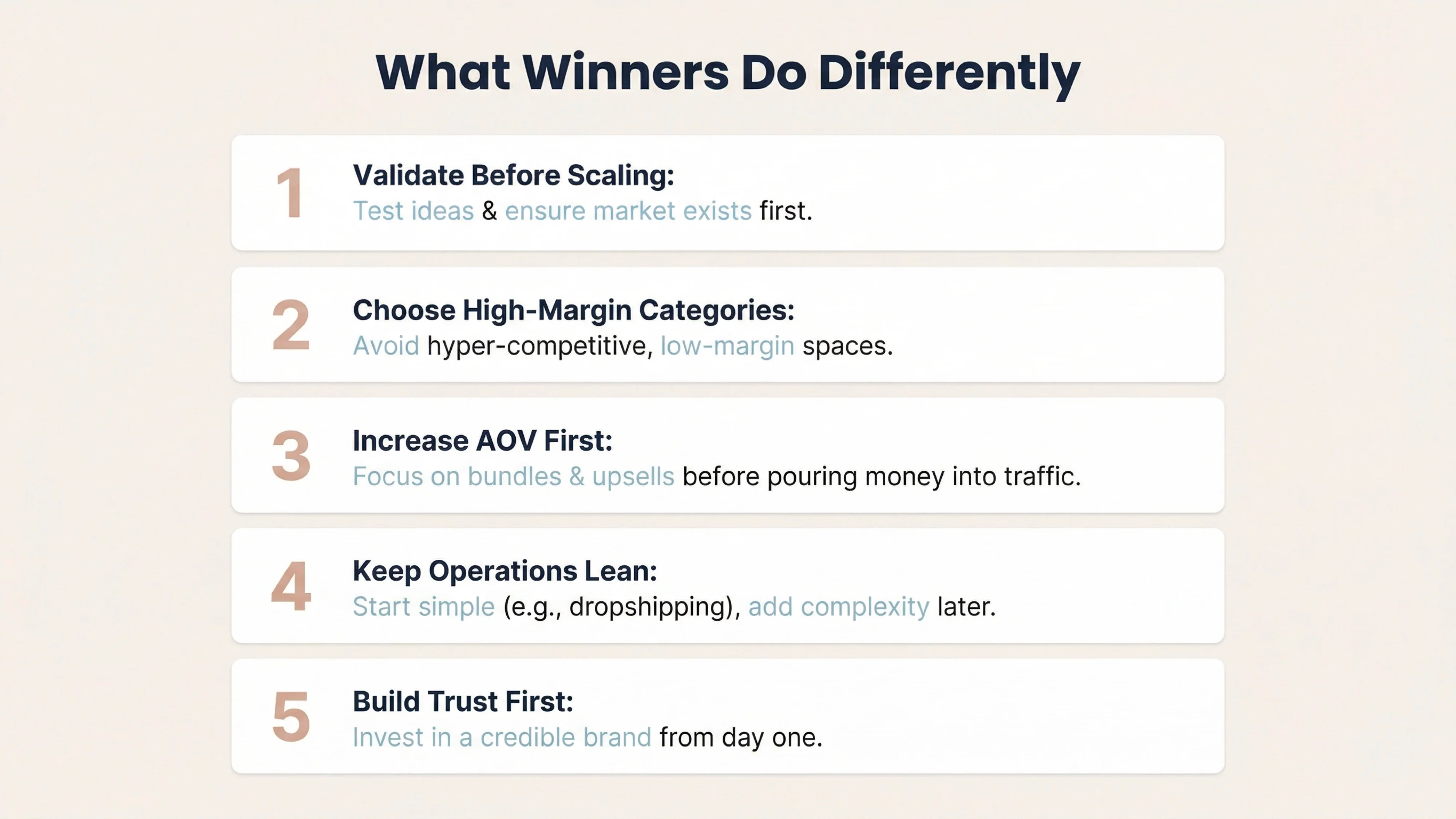 What Successful Shopify Stores Do Differently