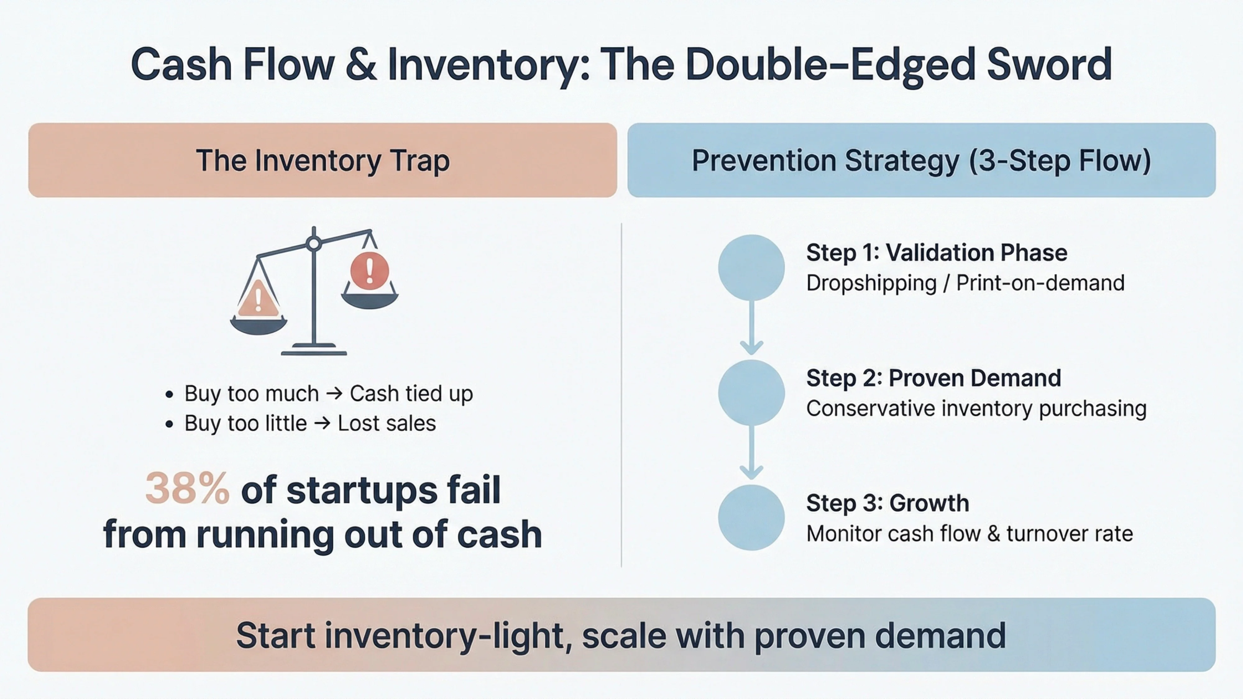 inventory and cash flow management