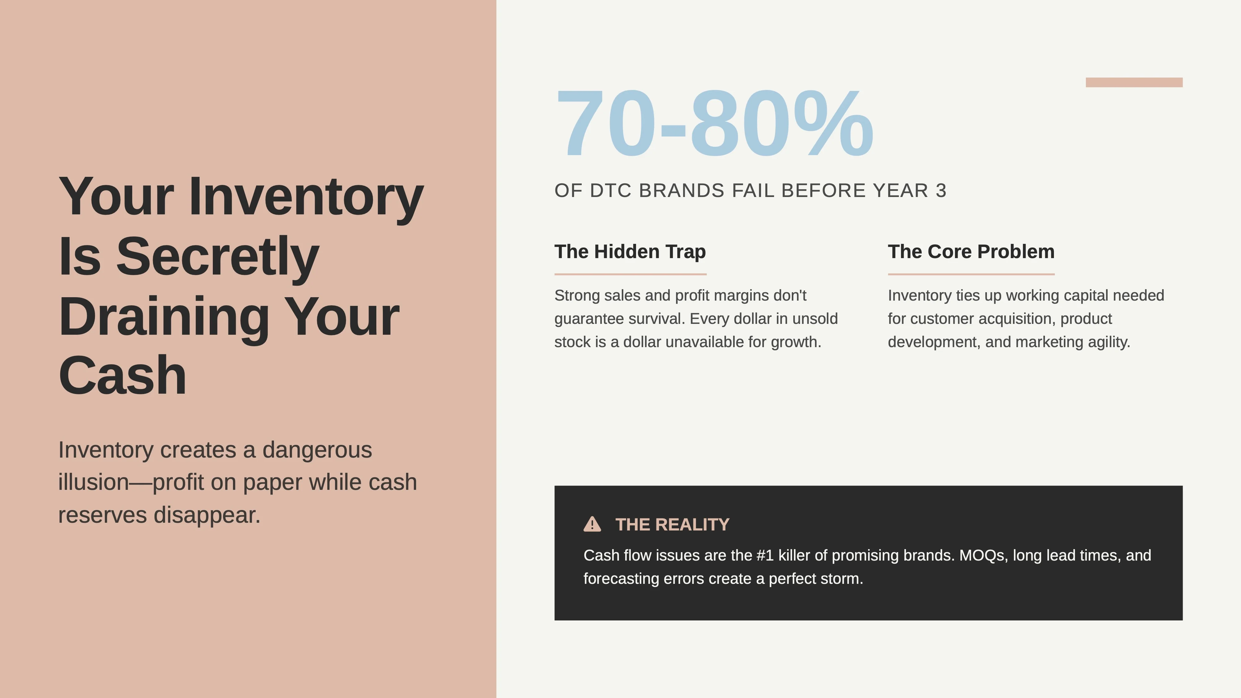 inventory is a cash trap