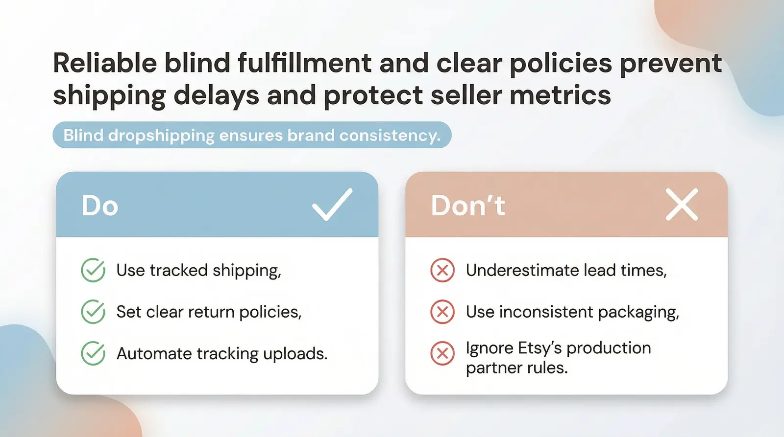 Fulfillment & Returns on Etsy (Common Pitfalls and Fixes)