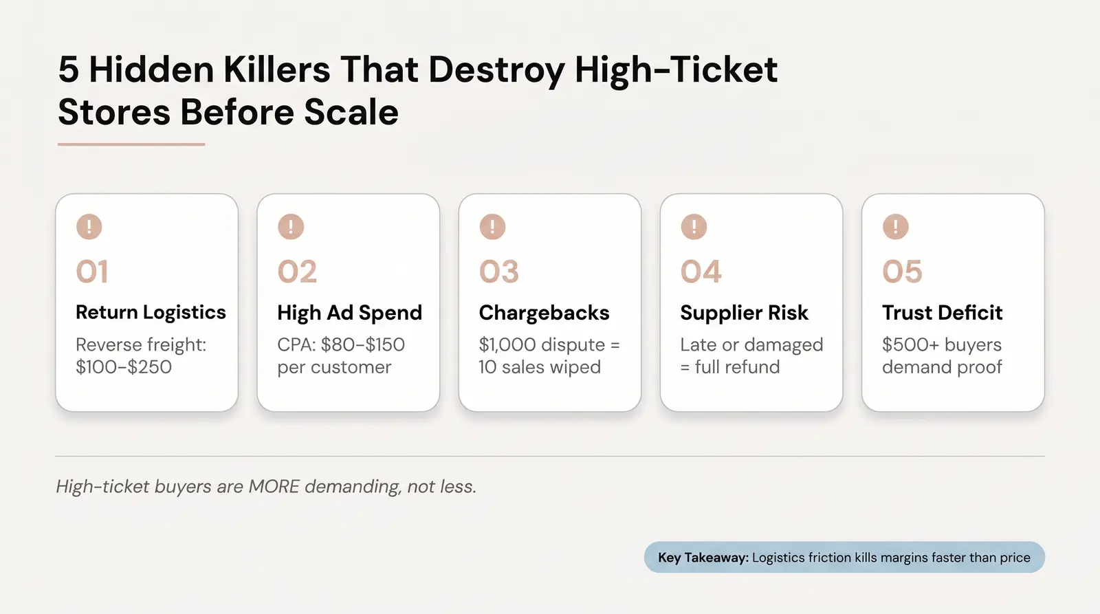 Why "Expensive" Does Not Mean "Profitable": The 5 Hidden Killers