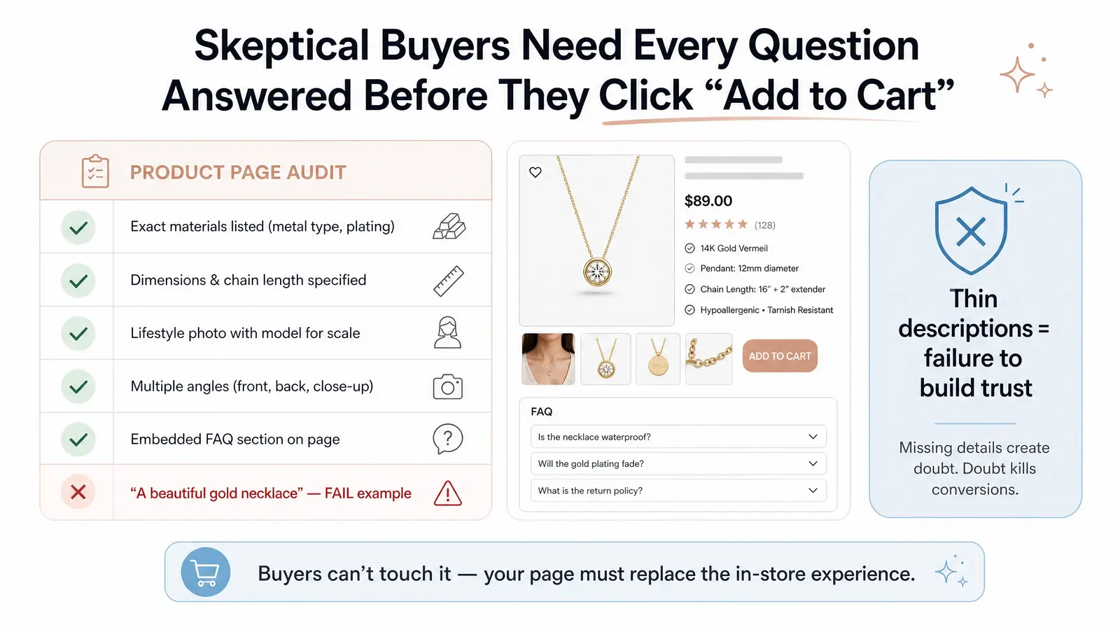 Product Page Depth — Selling to a Skeptical Buyer
