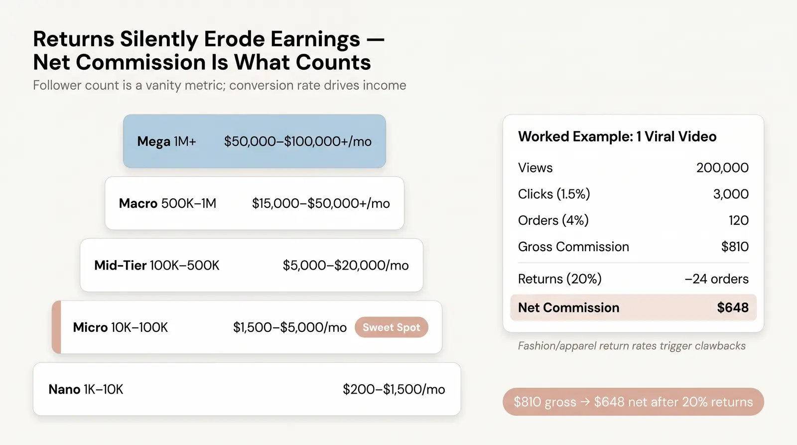 Real TikTok Shop Earnings by Creator Tier (The Honest Breakdown)