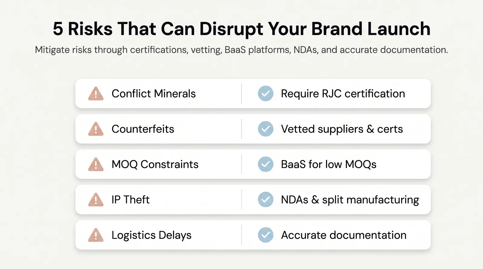 Key Risks in the Jewelry Supply Chain (and How to Mitigate Them)