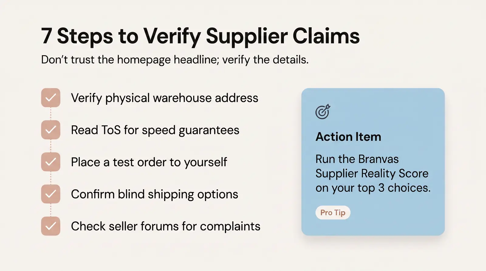 How to Vet Any USA Dropshipping Supplier Before You Commit