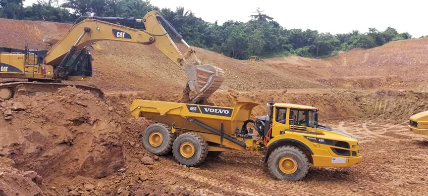 Quantum LC heavy equipment — wheel loader donation to University of Mines and Technology Tarkwa