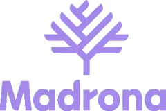Madrona company logo with stylized tree graphic above the text.