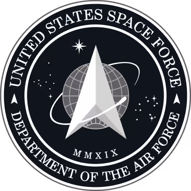 US Space Force: Department of The Air Force Logo