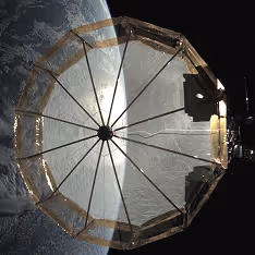 Capella Acadia SAR satellite in orbit over Earth representing third-generation satellite capabilities
