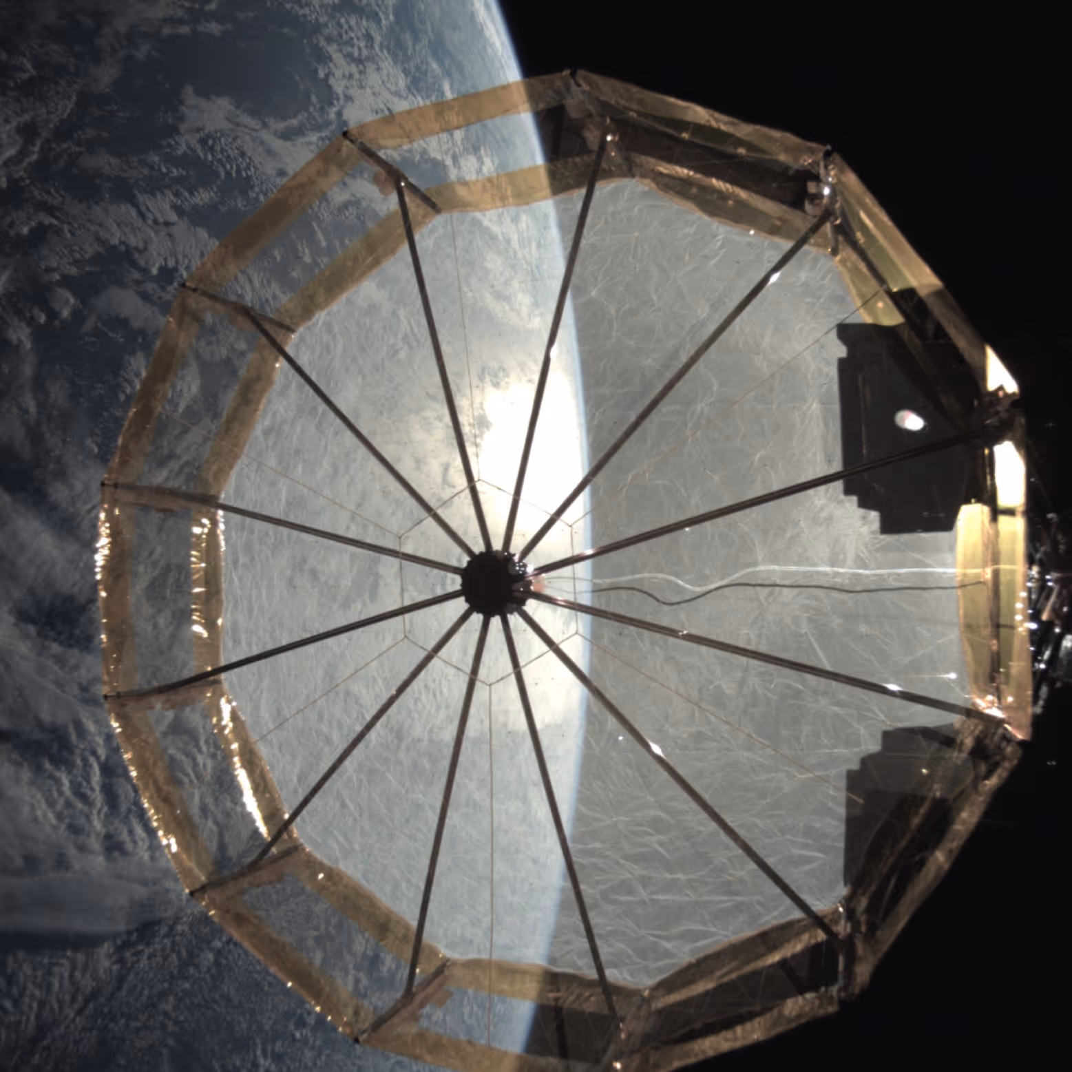 Capella Acadia SAR satellite in orbit over Earth representing third-generation satellite capabilities