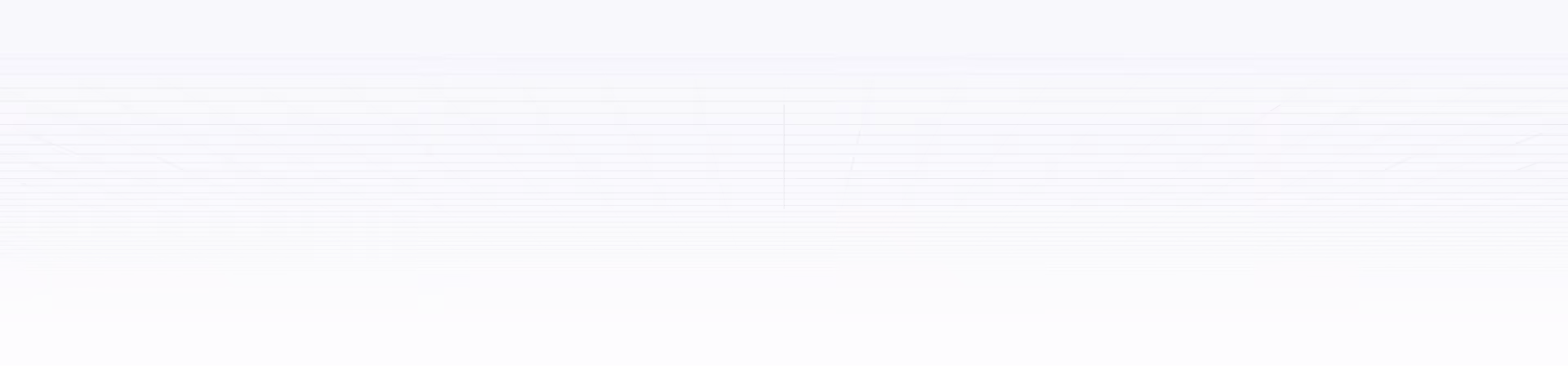 White 3D grid plane with perspective lines extending into the distance on a light background.
