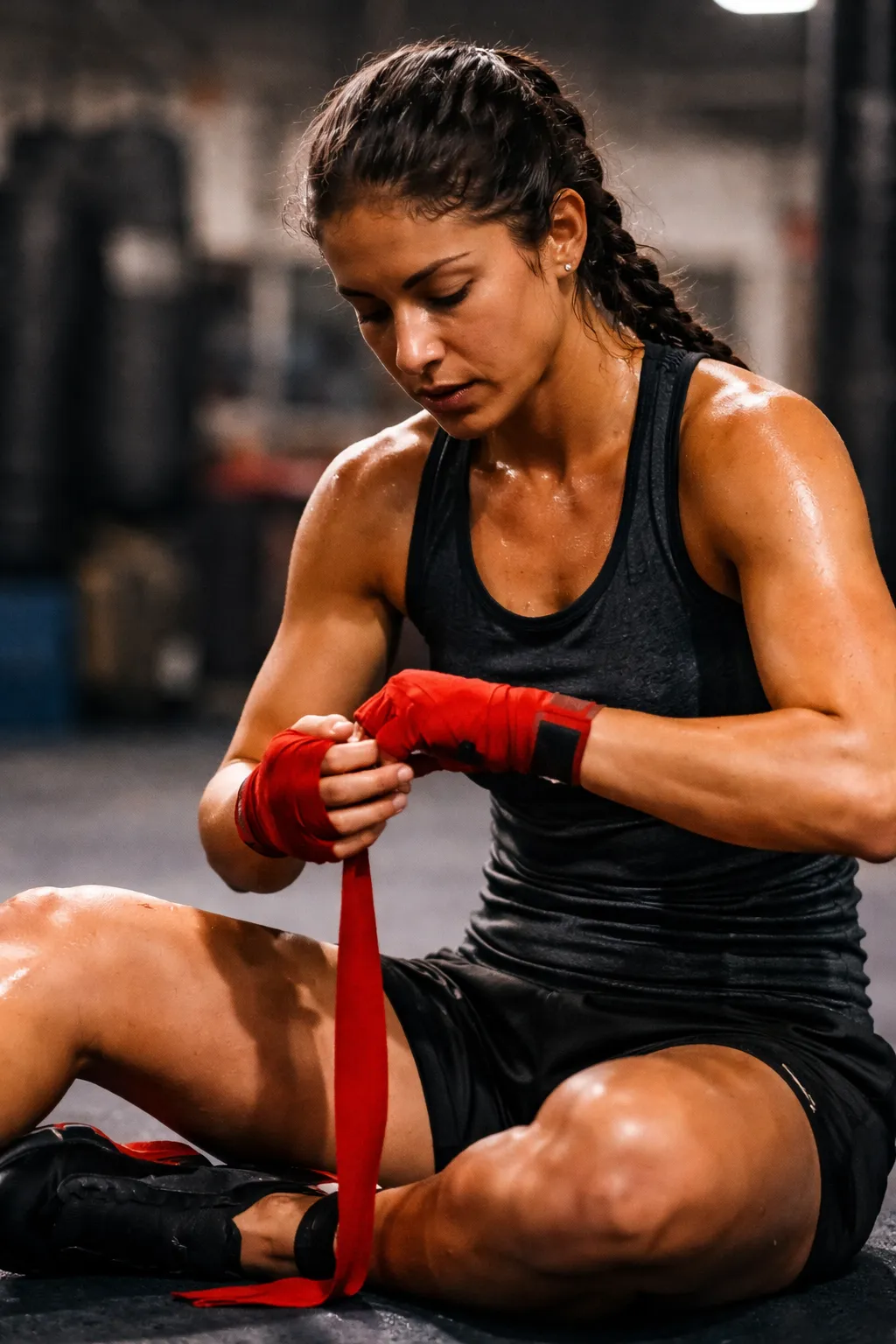 image of a high-rise building's common area gym
