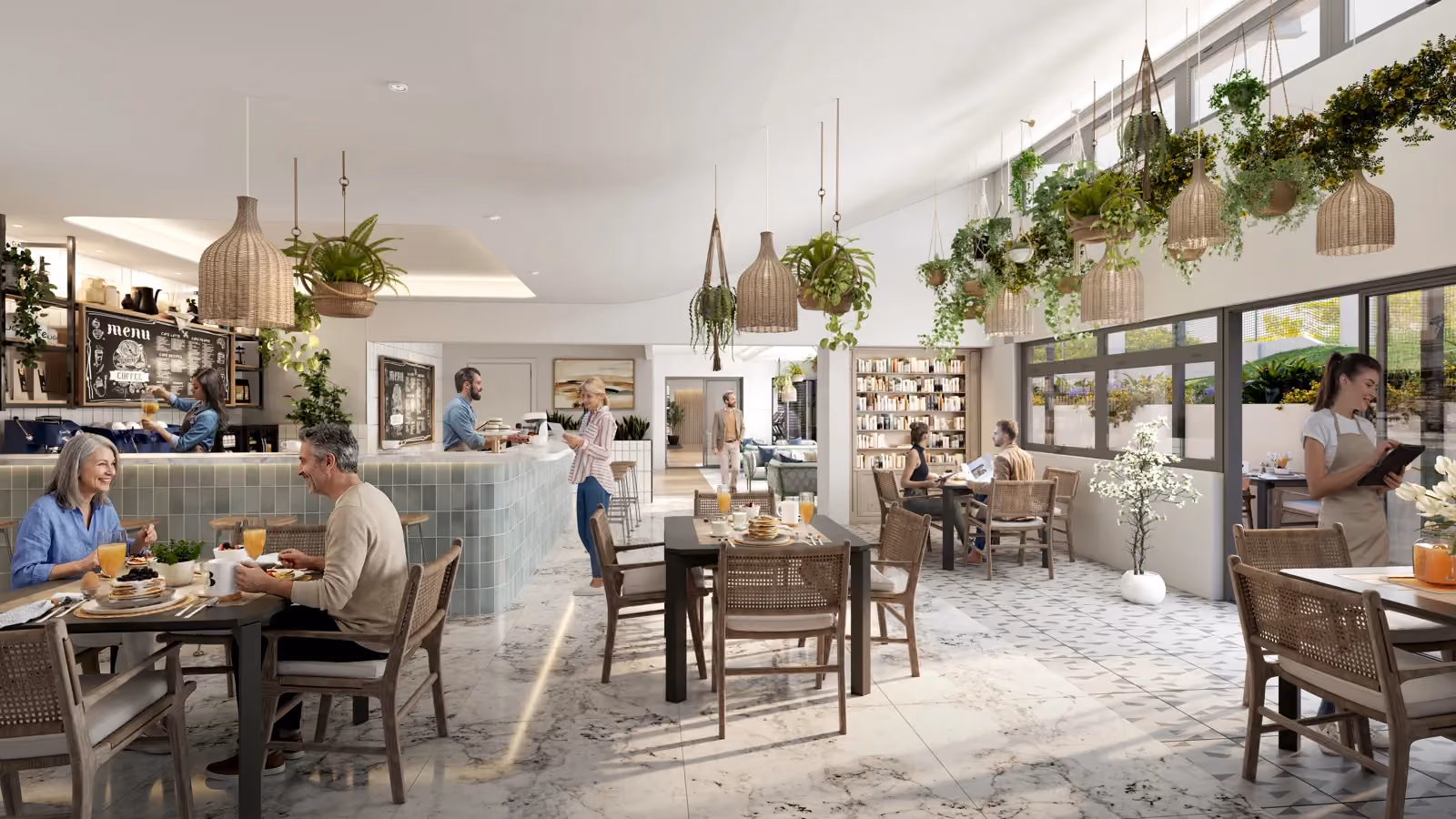 The deli in the clubhouse