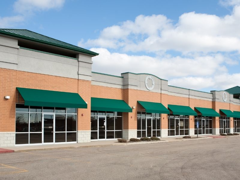 Commercial real estate portfolio of office and retail properties representing CRE vendor management at scale