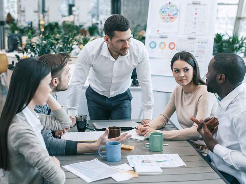 Team planning a portfolio strategy session