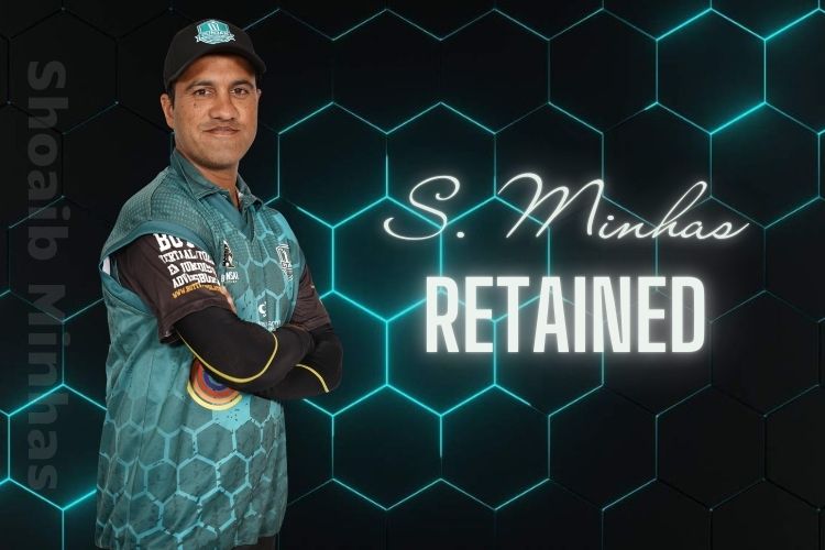 Shoaib Minhas retained for season 2025