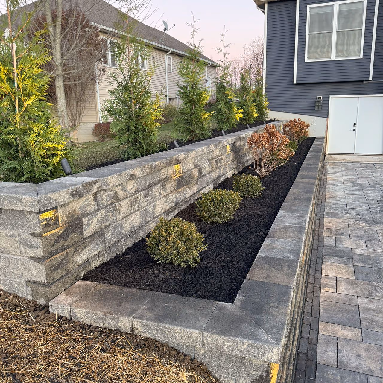 Durable and low maintenance hardscaping for HOA properties