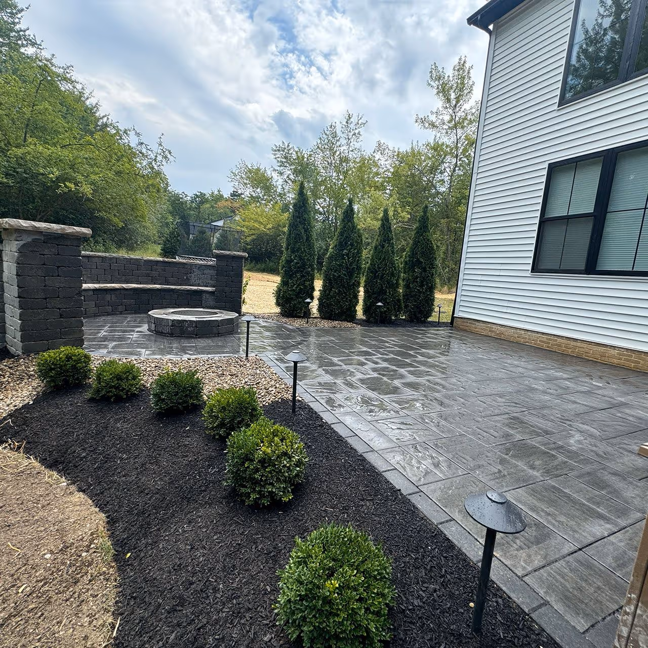 Mulch installation for residential properties near me