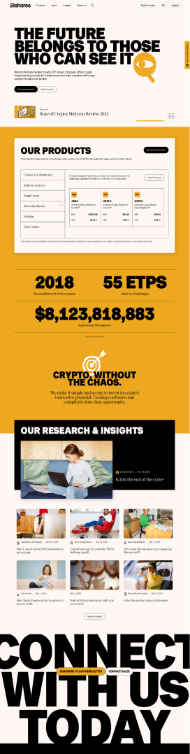 Achieving 75% faster GTM for the largest crypto ETP issuer