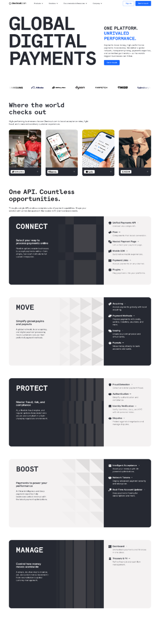 Website migration for the biggest international payment process solution