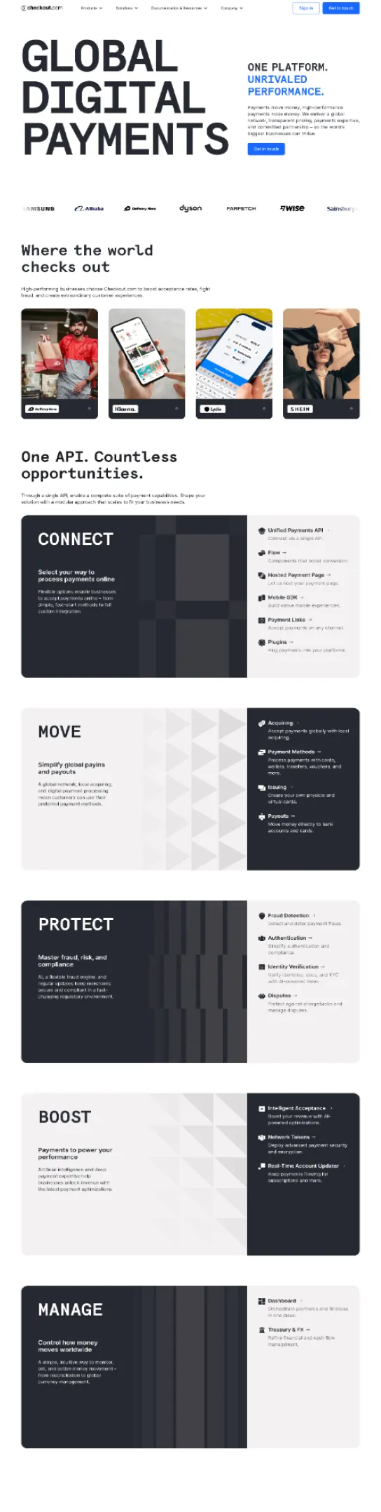 Website migration for the biggest international payment process solution