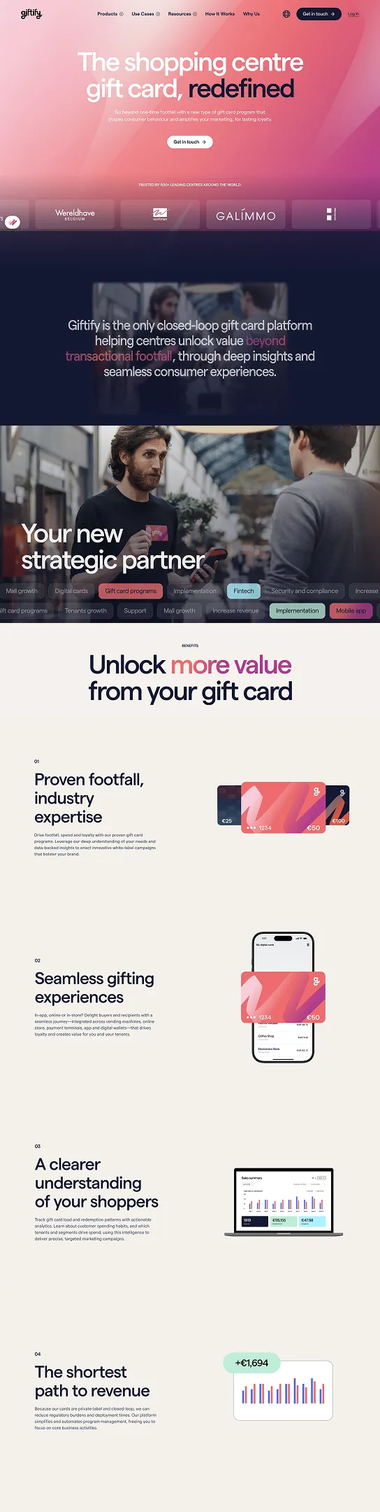 Strategy, design and dev for gifting card solution