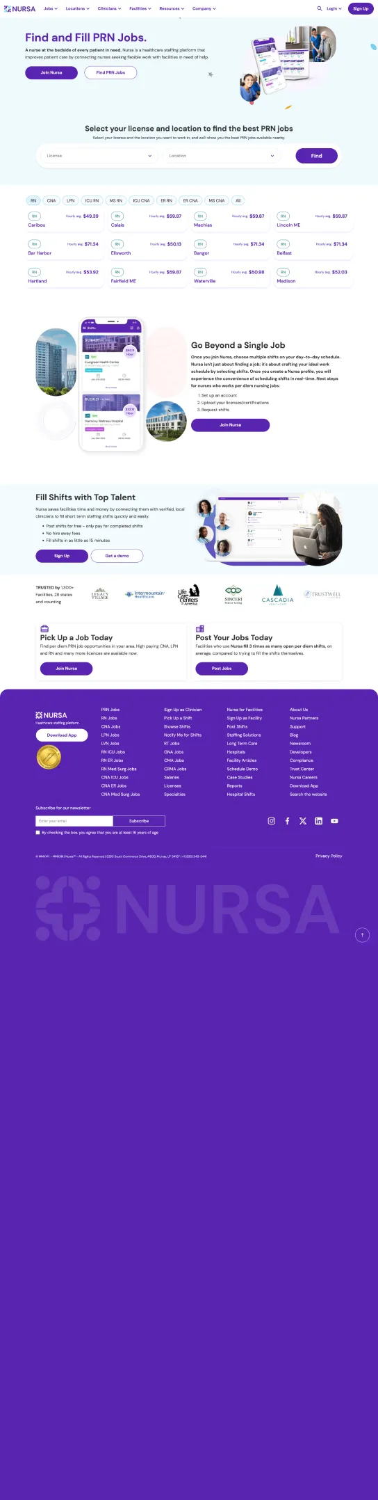 150k+ CMS items for leading healthcare staffing solution