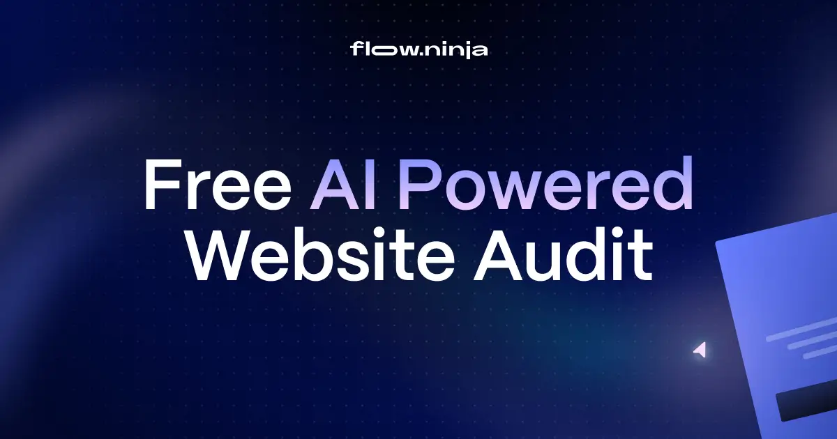 Flow Ninja Launches Foresight™: A Free AI Site Audit Tool Built