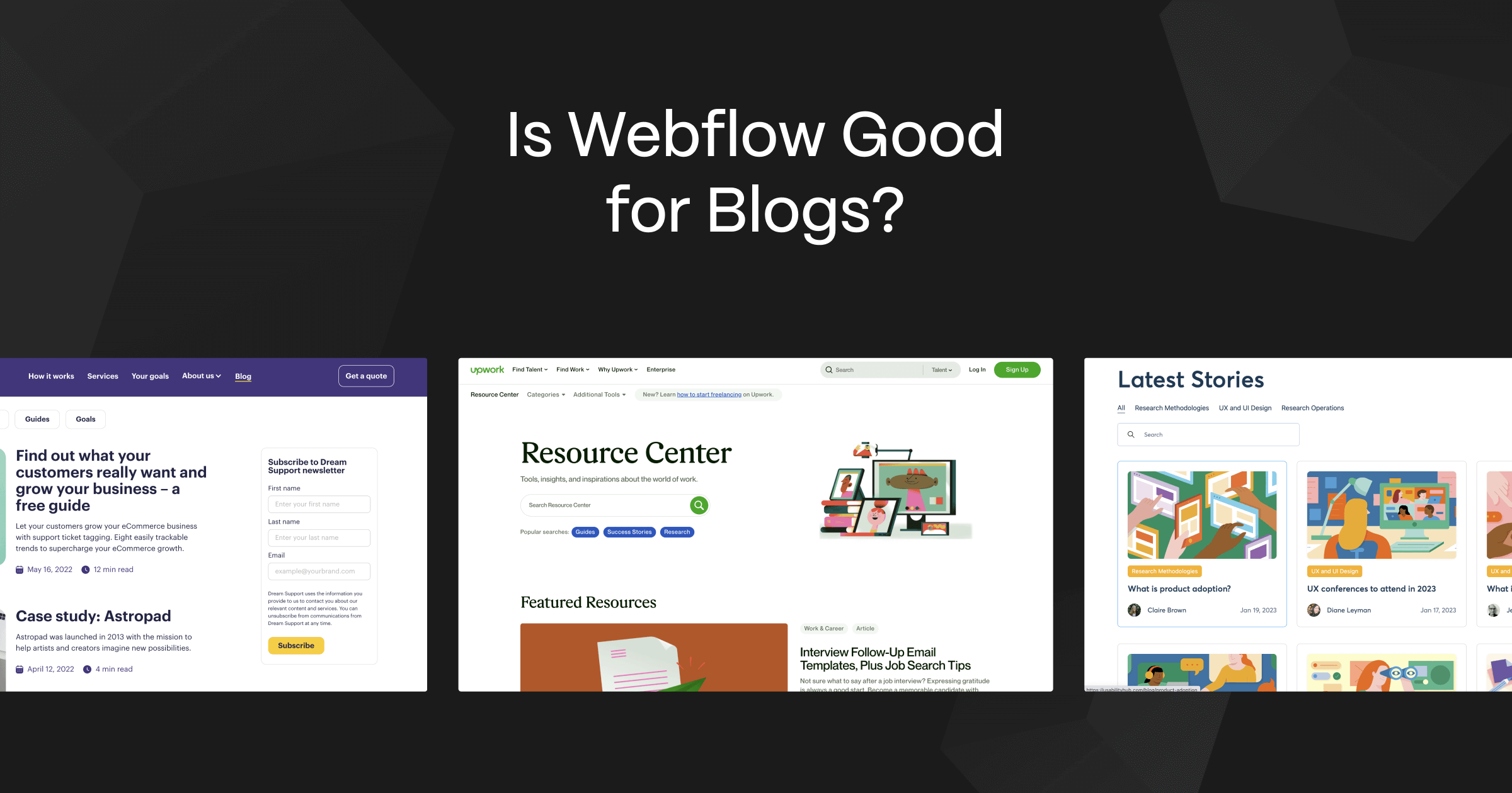 Is Webflow Good for Blogs?