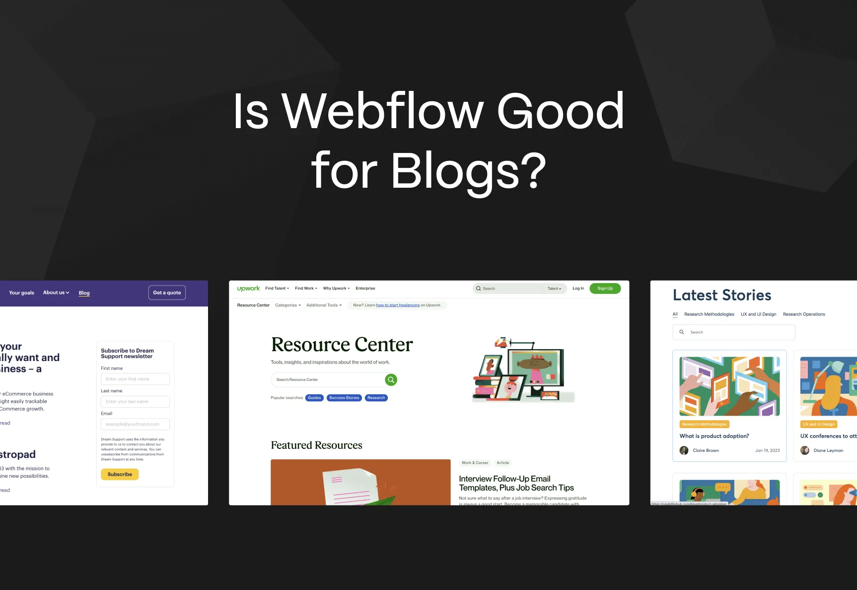 Is Webflow Good for Blogs?