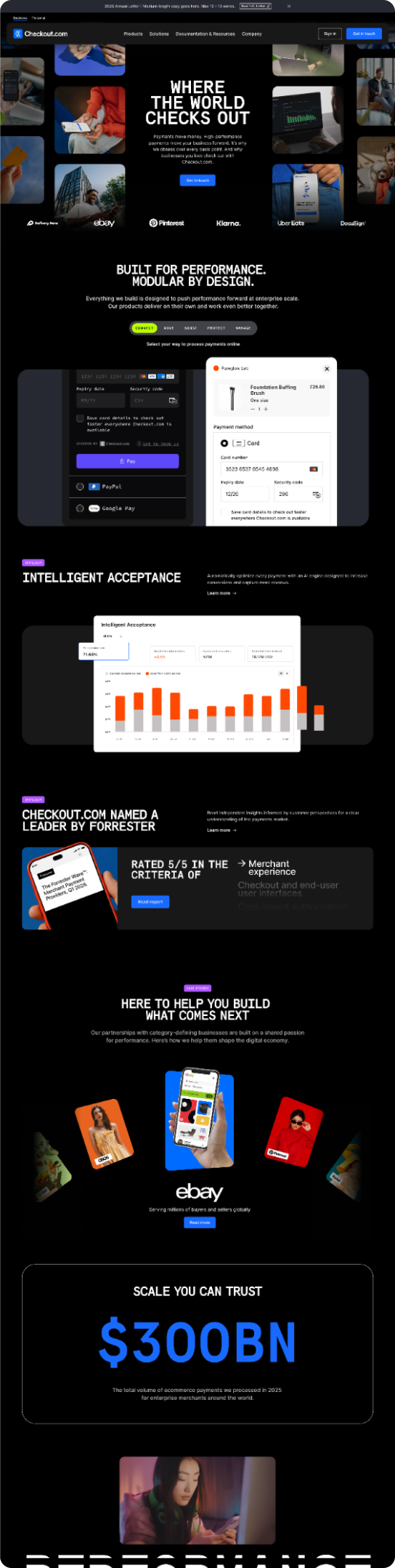 Website migration for the biggest international payment process solution
