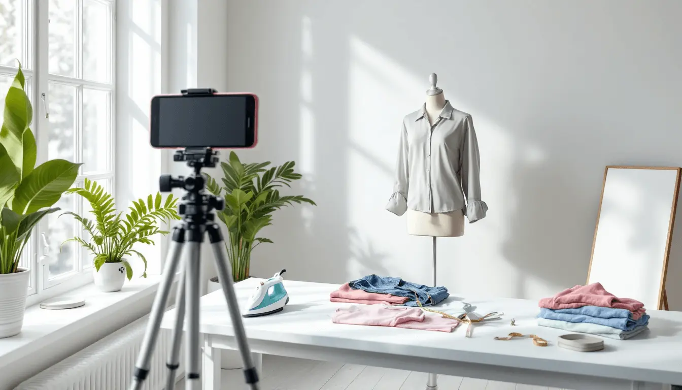 Creative clothing photography example showing a styled apparel hero image with clean lighting and strong composition