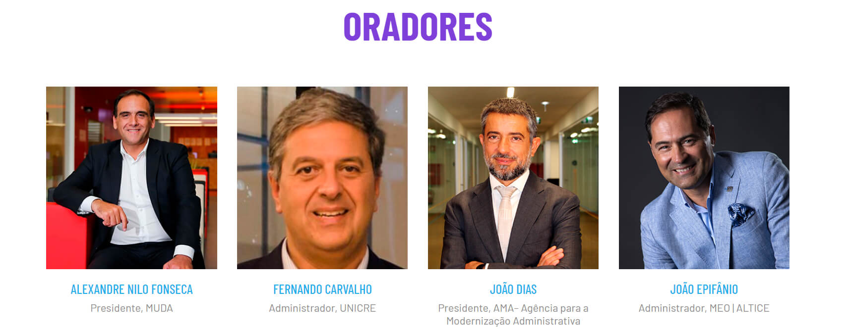 Painel de oradores da Digital First - Alexandre Nilo Fonseca, Fernando Carvalho, João Dias e João Epifânio