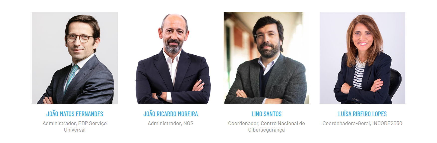 Painel de oradores da Digital First - João Matos Fernandes, João Ricardo Moreira, Lino Santos e Luísa Ribeiro Lopes