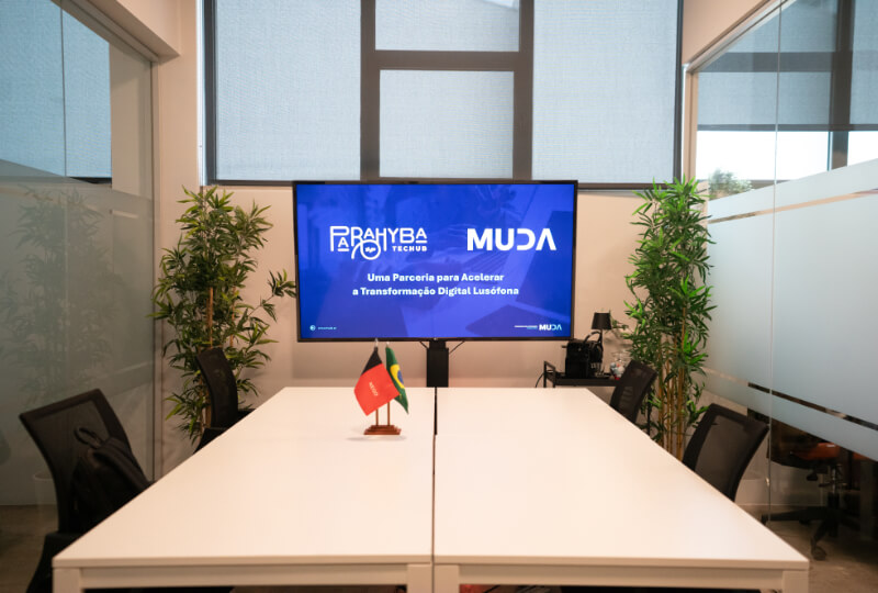 MUDA Digital Hub Sala de Reunião